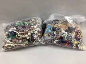 A Mixed Lot of Assorted Costume Jewellery :- Two Bags [2082527] [2082530]