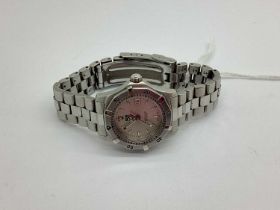 Tag Heuer; A Modern 'Professional 200 Meters' Ladies Wristwatch, WK1312-0, the signed circular