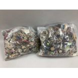 A Mixed Lot of Assorted Costume Jewellery :- Two Bags [2082523] [2082537]