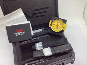 VOSTOK Europe; A Modern Limited Edition Anchar K-162 Submarine Gent's Wristwatch, (NH35A-510C530)