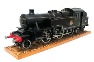 A 3.5 Inch Live Steam L.M.S Class 4MT 2-6-4 Tank Steam Locomotive BR Black R/No 42693, engineered to