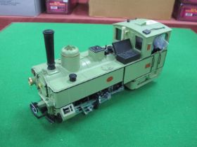 A L.G.B. 'G' Gauge 0-6-2 Ref No 23701 'NOLB' Steam Tank Locomotive, finished overall green R/No 5.