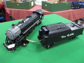 Aristocraft "G" Gauge Live Steam U.S.A Outline Steam Locomotive 2-8-2 "Mikado" with eight-wheel