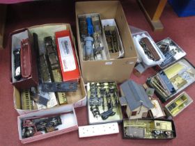 A Quantity of Items Recovered From a 7mm Workshop, comprising a number of part-completed steam