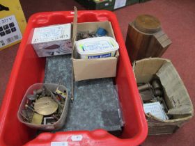 A Quantity of Brass, Steel, Whitemetal Parts, Fixings, etc, recovered from a live steam workshop,