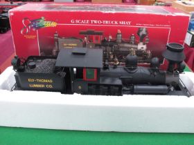 A Spectrum 'G' Gauge Ref No. 81198 Thirty Six Ton Two Truck Shay Steam Locomotive, "Ely-Thomas
