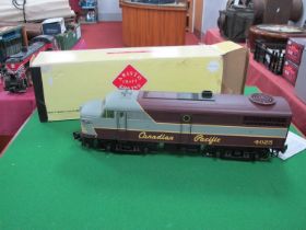 Aristocraft Gauge One Alco FA-I Bo-Bo Diesel Locomotive, Ref No ART-22022L Canadian Pacific livery