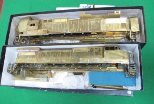 Two Gilmaur 'O' Gauge/7mm Part Built U.S.A Outline, "Dash 8" Switchers, all brass construction, both