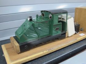 A "O" Gauge/7mm Model of a Kerr Stuart 0-4-0 Diesel Locomotive, R/No. 4415, kit/factory? built (
