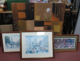 Terry Gorman 'Market Day' Ltd Edition Colour Print, of 350 and 'Ludgate Hill', Bill Kirby 'South