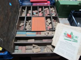 A Mid XX Century Lotts Tudor Blocks Set, (incomplete) stone blocks and components, all presented