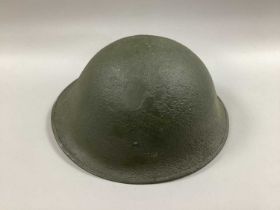 British Army Mark 3 Turtle Combat Helmet, with liner and chin strap.