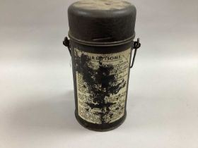 World War II British Army Style Thermos Flask, 1945 on base (no military broad arrow noted).