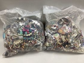 A Mixed Lot of Assorted Costume Jewellery :- Two Bags [2082550] [2082544].