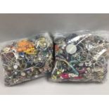 A Mixed Lot of Assorted Costume Jewellery :- Two Bags [2082546] [2082543].