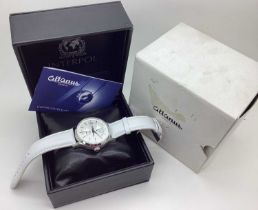 Altanus; A Modern Interpol Foundation Limited Edition Gent's Wristwatch, the signed dial with line