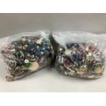 A Mixed Lot of Assorted Costume Jewellery :- Two Bags [2082549] [2082556].