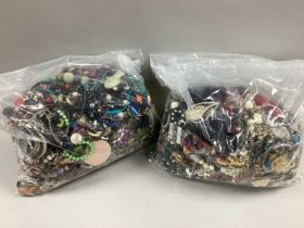 A Mixed Lot of Assorted Costume Jewellery :- Two Bags [2082549] [2082556].