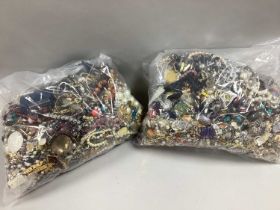 A Mixed Lot of Assorted Costume Jewellery :- Two Bags [2082541] [2082548].
