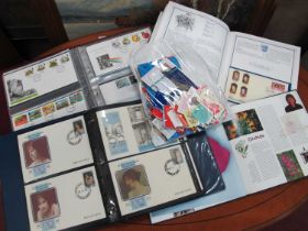 Stamps; A collection of Commonwealth, Great Britain and world booklets, empty and some with