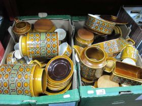 Hornsea pottery 'Bronte' approx eighty pieces to include coffee pot, cups, bowls, flour and