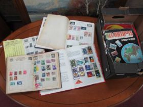 Stamps; World stamp collection, early to modern, housed in seven junior albums, one stockbook and