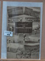 1938-9 Doncaster Rovers v. Rotherham United Football League Jubilee Programme, for The Fixture,