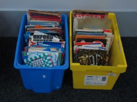 General League Club Programmes, 1970s and later, varying clubs, large quantity:- Two Boxes.