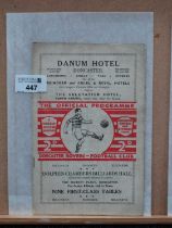 1934-5 Doncaster Rovers v. Rotherham United Sixteen Page Programme, for The Third Division North