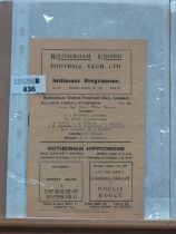 1934-5 Rotherham United v. Mansfield Town Eight Page Programme, for The Fixture dated January 5th
