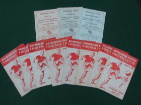 Rotherham United 1946-7 Home Programmes v. Gateshead, Crewe - October and November, Stockport,