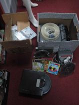 8mm quality Cine/projector, slide projector along with five films and a large quantity of slides