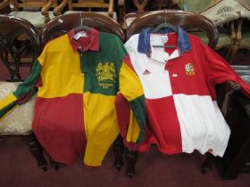 Rugby Union Shirts Hong Kong Rugby Sevens 1996 by Mad Dogs, size 50. Adidas The Lions XL. (2)