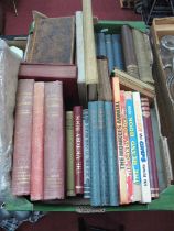 An accumulation of books to include the third, forth and fifth year of war, popular encyclopaedia of