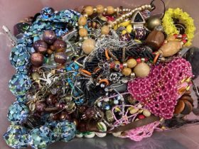 A Mixed Lot of Assorted Costume Jewellery :- One Box