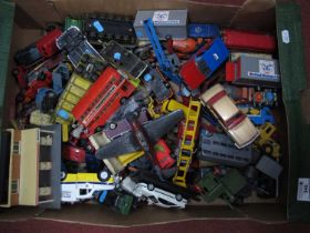 A quantity of Mid XX Century and later diecast model vehicles predominantly by Dinky Toys, Corgi,