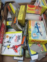 A quantity of original vintage diecast model vehicles Empty Boxes to include Dinky Toys #724 Sea