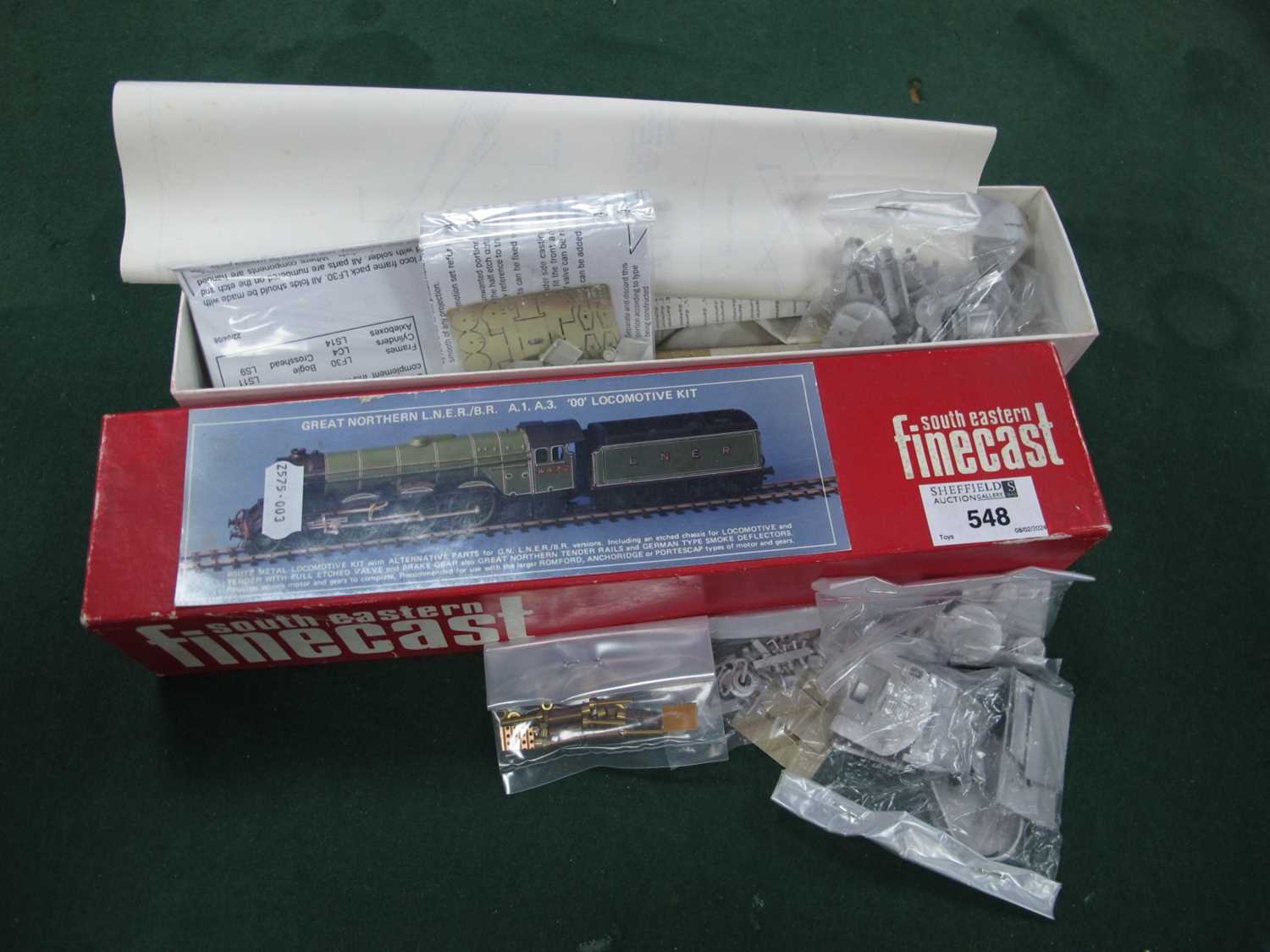 A Finecast "OO" Gauge/4mm Kit for a L.N.E.R/BR Class A1/A3 4-6-2 Steam ...