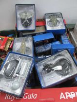 Eighteen Boxed Diecast and Plastic Model Star Trek Space Ships by Eaglemoss, to include Vahklas,