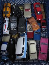 Twenty Eight Diecast and Plastic Model Vehicles by Solido, Quartzo, Eligor, Matchbox and other,