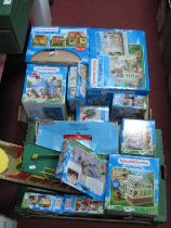 Sylvanian Familes - A large collection of boxed play sets comparing of 'Bluebell Cottage', 'Sycamore