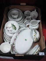 Portmeirion 'The Botanic Garden' china ware comprising of dinner plates, side plates, large dish,