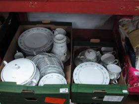 Noritake 'Frolic' 2352 tea and dinner service comprising of teapot, cups, saucers, jug, lidded