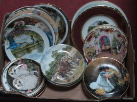 Royal Albert Old Country Roses Christmas Plate, Wold of Zolan plate collection, other cabinet plates