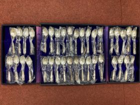 Presidents Commemorative Spoon Collection - A Set of Thirty Seven Wm Rogers American Teaspoons, each