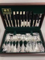 Arthur Price (Sheffield) Six Setting Canteen of Jesmond Pattern Plated Cutlery, in original fitted