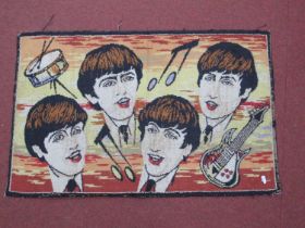 Beatles Rug, measures 34" x 22".