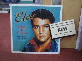 Elvis From The Heart Advertising Card, for the remastered releases of his greatest love songs.