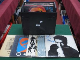 Elvis Costello Collection, seventeen L.P's and nine 12" singles, L.P's comprising of A