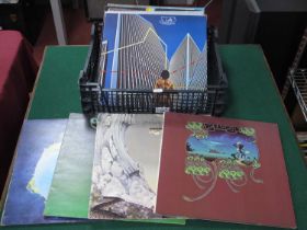 Prog Rock LPs, twelve comprising of Pink Floyd - Dark Side of The Moon, and Meddle, Emerson Lake and